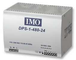 IMO PRECISION CONTROLS - DPS-1-480-24 - 稳压电源 120W 24VDC 20A DIN轨安装