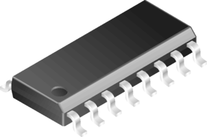 TEXAS INSTRUMENTS - CD74HC259M - 逻辑芯片 锁存器 可寻址 16SOIC