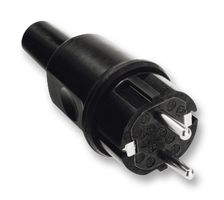 MATILEC - 913.172 - PLUG SCHUKO RUBBER BLACK