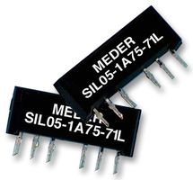 MEDER - SIL12-1A72-71L - 簧片继电器 SIL 12VDC