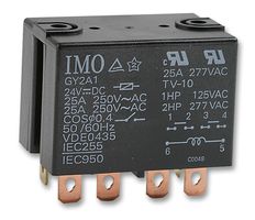 IMO PRECISION CONTROLS - HY2A124DC - 继电器 DPNO 24VDC