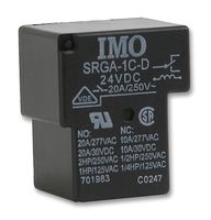 IMO PRECISION CONTROLS - SRGA-1C-SL-24VDC - 继电器 封盖式 SPCO 24VDC