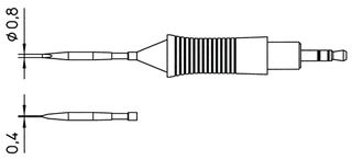 COOPER TOOLS / WELLER - RT9 - 烙铁头 凿形 RT9