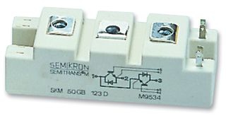 SEMIKRON - SKM100GB128D - 晶体管 IGBT模块 2X1200V