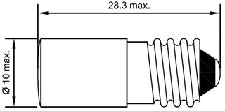 CML INNOVATIVE TECHNOLOGIES - 09331151 - 氖灯 E10 110V 红色