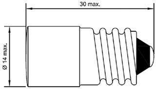 CML INNOVATIVE TECHNOLOGIES - 09552251 - 氖灯 E14 230V 红色