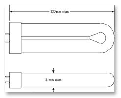 CML INNOVATIVE TECHNOLOGIES - 60000282 - 紫外线灯管 U形 25W 防碎