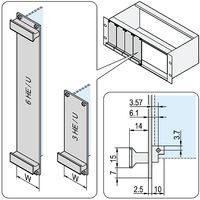 SCHROFF - 20817-443 - 机架模块 插入式 3U 4HP