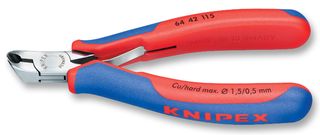 KNIPEX - 64 42 115 - 末端剪钳 斜口 115mm