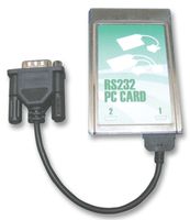 BRAINBOXES - IS-600 - 接口卡 1端口 RS232 PCMCIA - 电缆固定