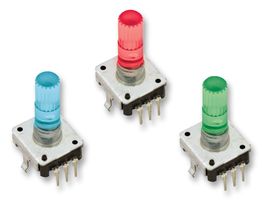 TYCO ELECTRONICS - DPL12VN24A24KR - 编码器 带LED 红色 12mm