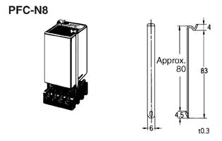 OMRON INDUSTRIAL AUTOMATION - PFC-N8 - 继电器保持夹