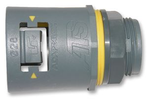 ADAPTAFLEX - AT28/M25/A/GRY - 导管配件 直型 M25 28MM 灰/黄色 10只