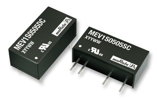 MURATA POWER SOLUTIONS - MEV1S0515SC - 直流/直流转换器 SIL 1W 15V