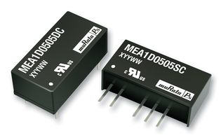 MURATA POWER SOLUTIONS - MEA1D0505SC - 直流/直流转换器 SIL 1W 5V