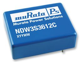 MURATA POWER SOLUTIONS - NDW3S3612C - 直流/直流转换器 SIL 3W 12V