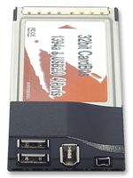 PRO SIGNAL - 307790 - 接口卡 PCMCIA 2USB+DV+FW端口